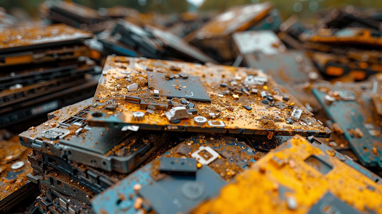 Professional on-site hard drive shredding service