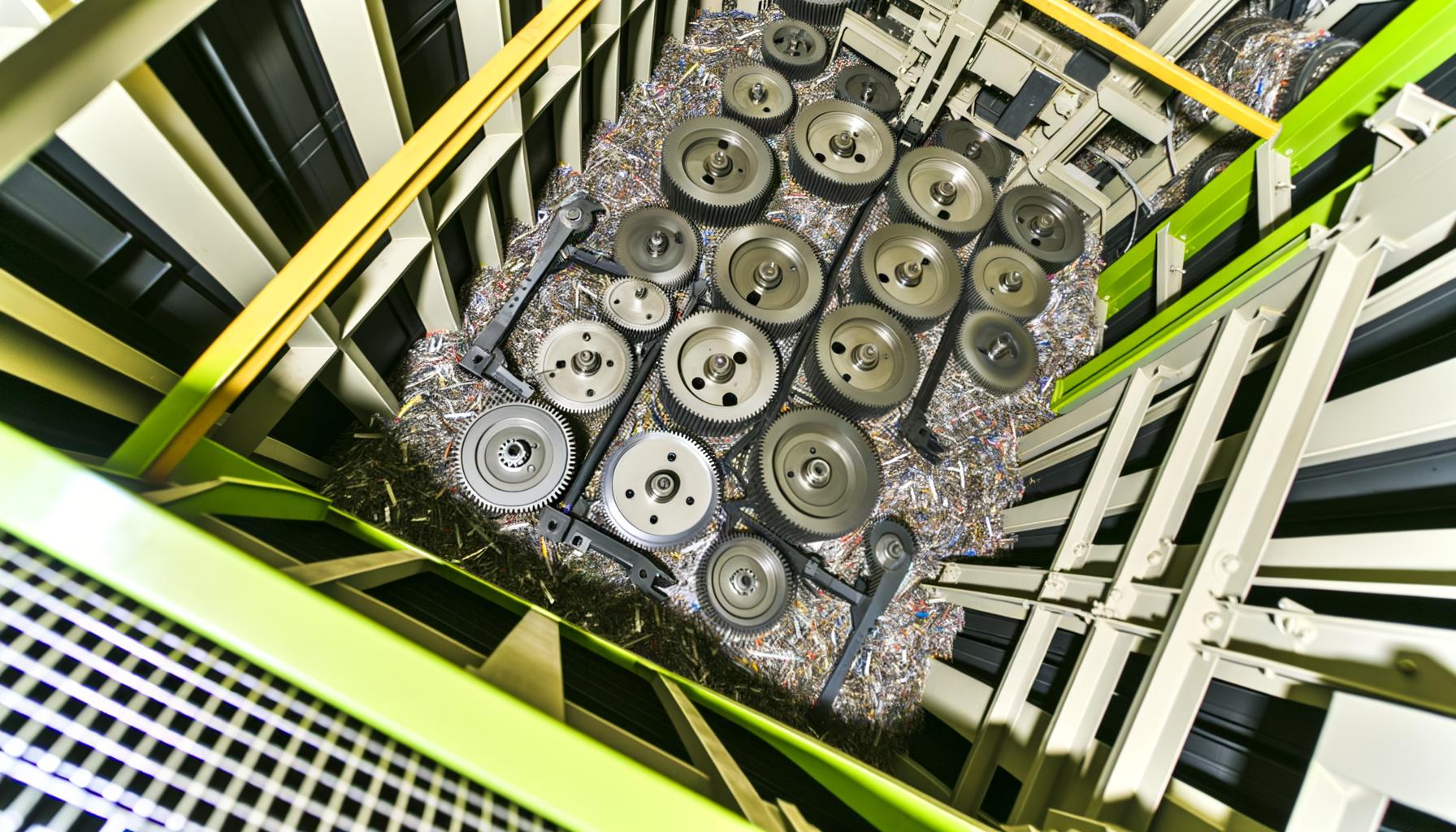 Secured data destruction services for confidential information disposal