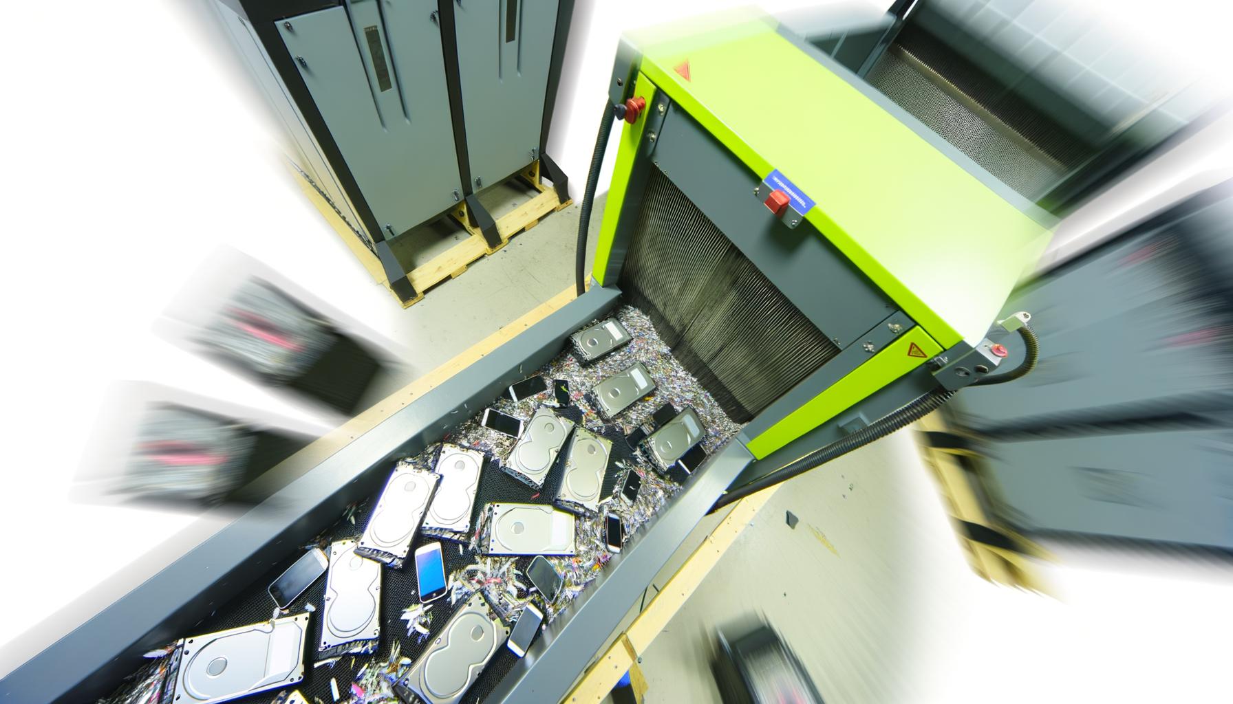 Digital data shredding ensures complete deletion of electronic files