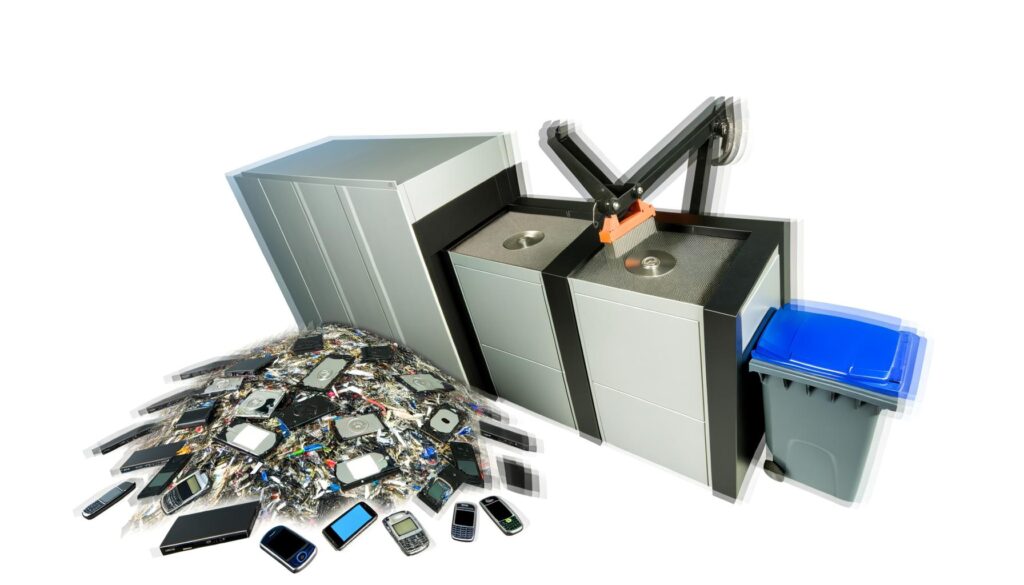 E-waste recycling conserves resources and protects the environment