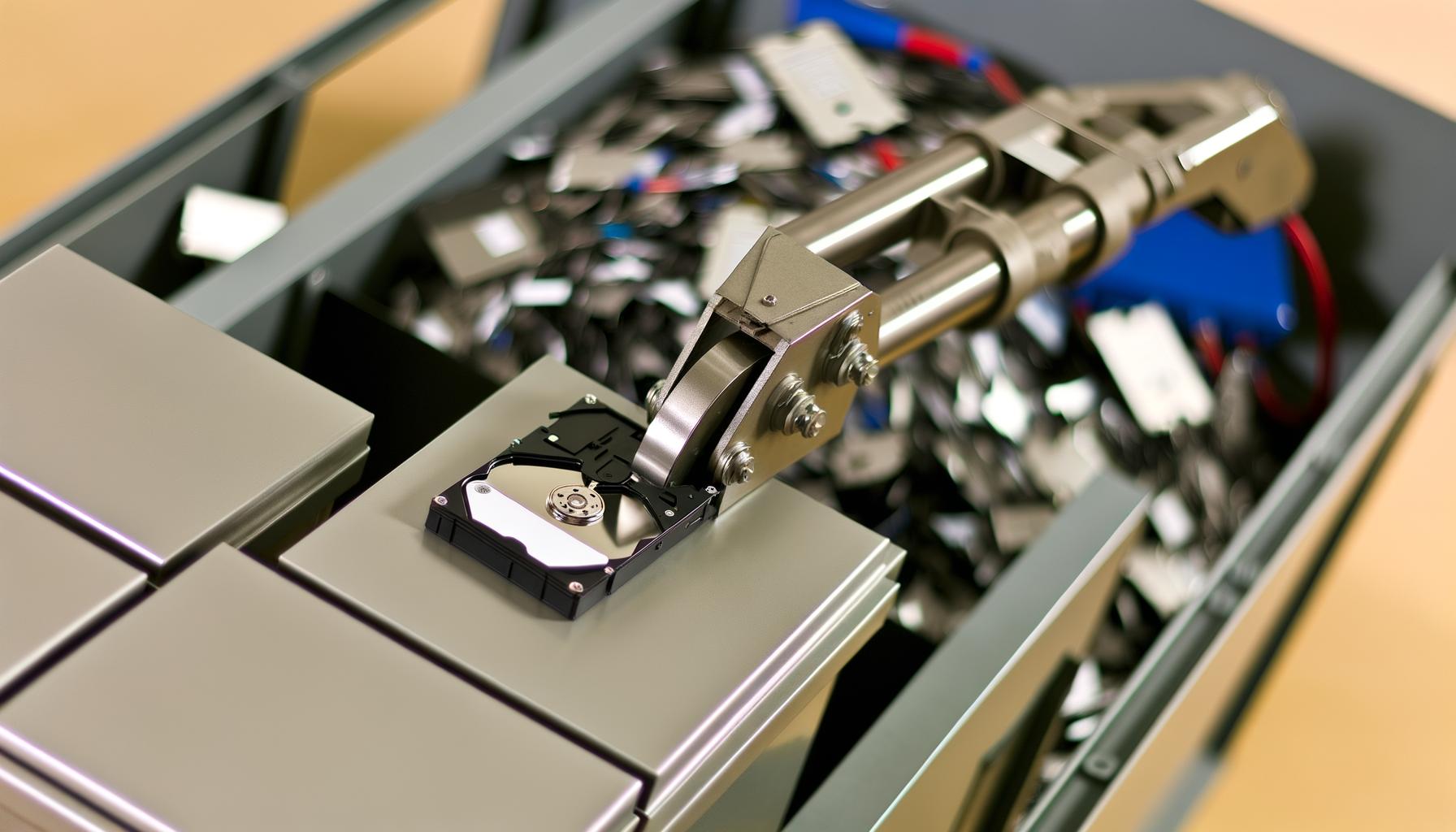 Eco-friendly shredding machine efficiently recycling paper waste