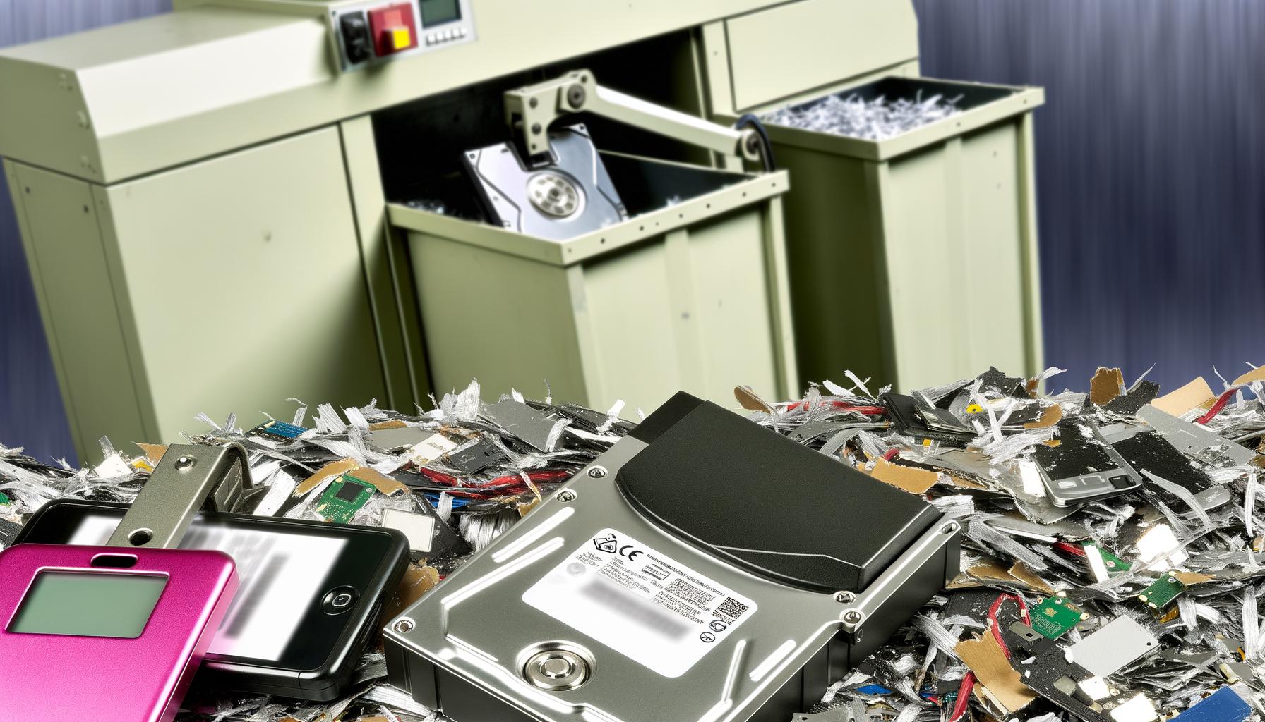 Secure hard drive recycling ensures data destruction and eco-friendly practices