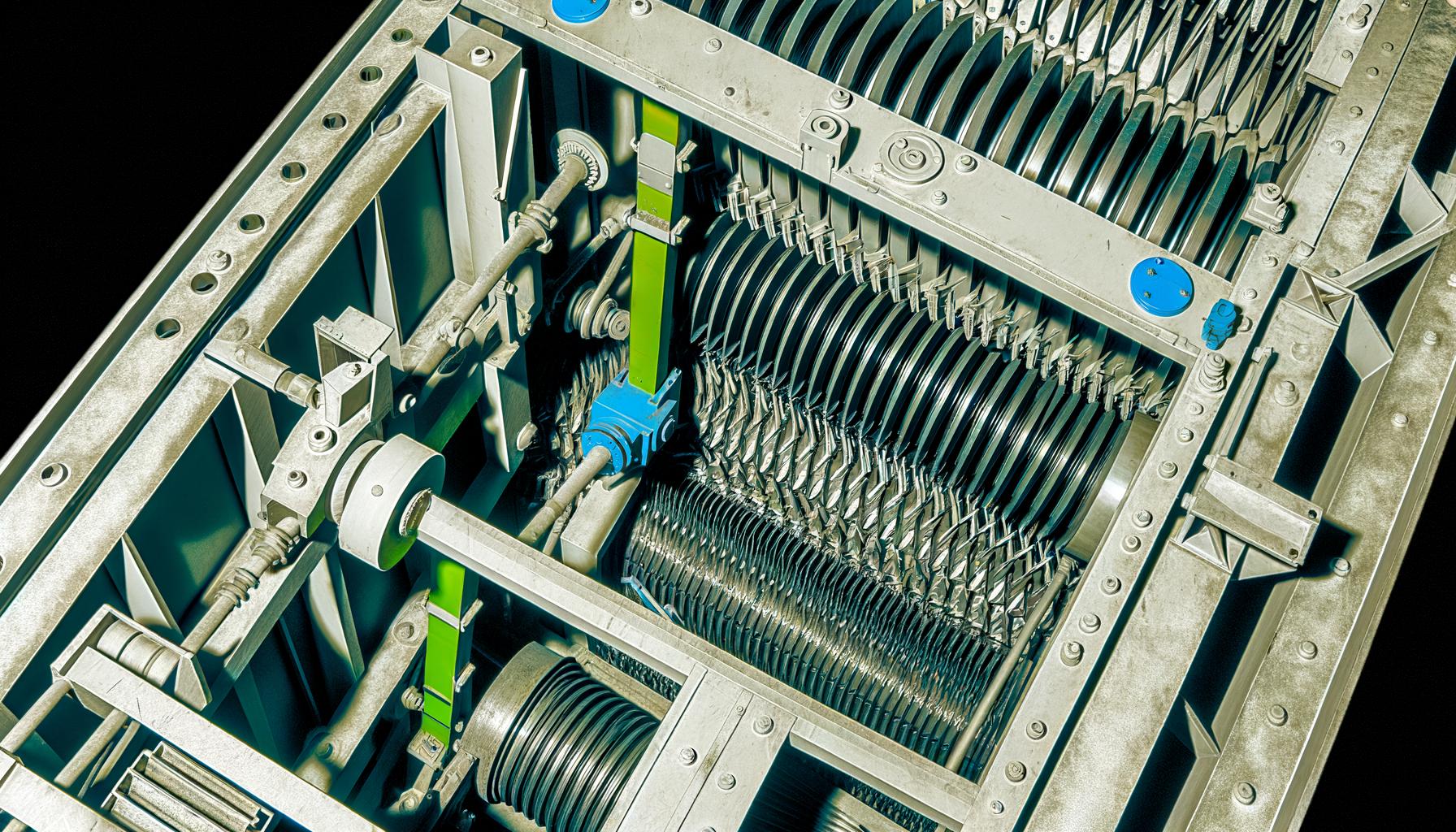 Hard drive shredding process ensures complete destruction of data securely