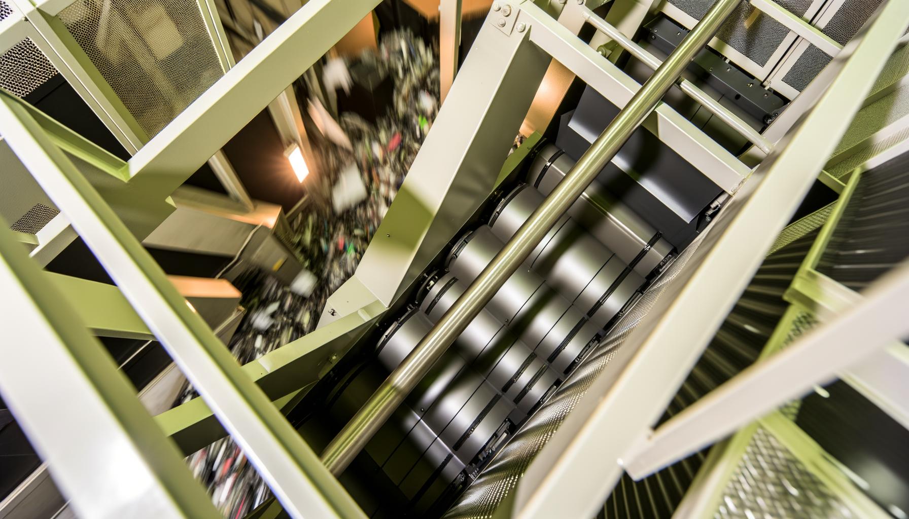 IT disposal process, securely recycling old computer equipment