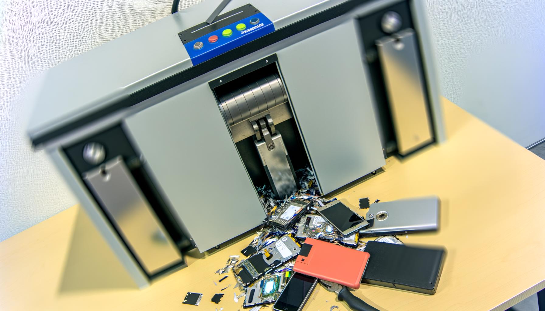 Secure data disposal ensures confidential information is permanently erased