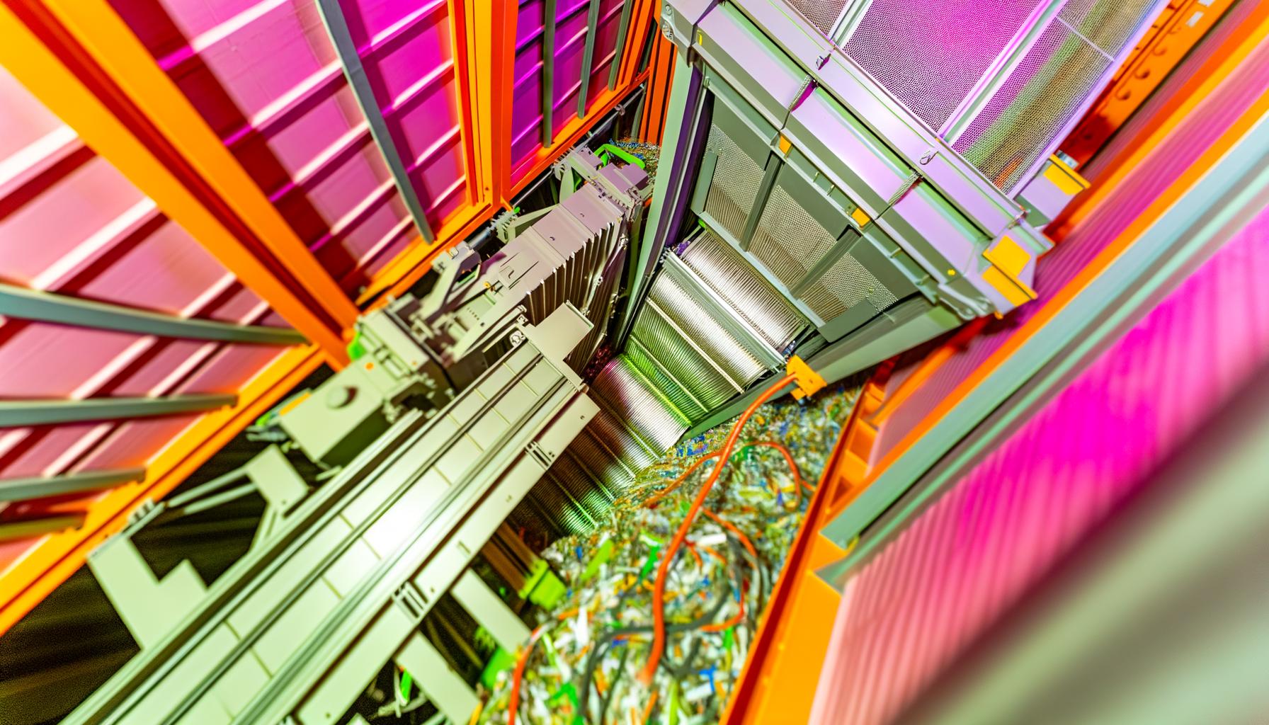 Secure disposal bins for sensitive information at the office