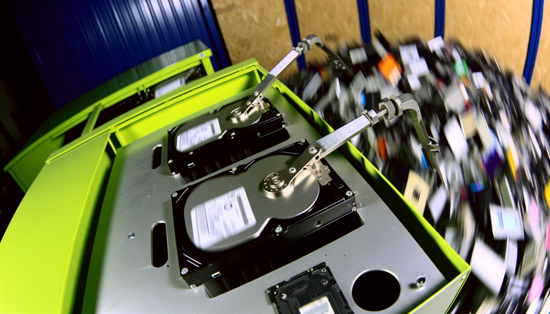 Document disposal with secure shredding for confidentiality